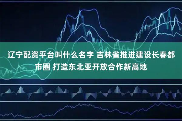 辽宁配资平台叫什么名字 吉林省推进建设长春都市圈 打造东北亚开放合作新高地